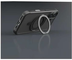 Dėklas Araree Duple M Stand MagSafe do iPhone 17 juoda