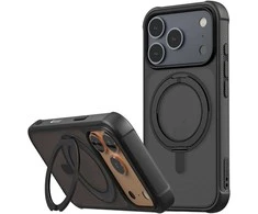 Dėklas Araree Duple M Stand MagSafe do iPhone 17 Pro juoda