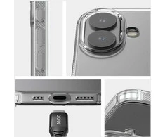 Dėklas Araree Flexield do iPhone 17 dymny