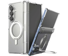 Dėklas Araree Nukin 360 S MagSafe Qi2 Kickstand do Samsung Galaxy Z Fold7 permatomas