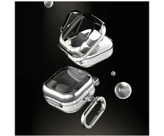 Araree Nukin dėklas, skirtas „Samsung Galaxy Buds 4“ / „Buds 4 Pro“, skaidrus