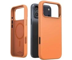 Dėklas Araree Typo Skin M MagSafe do iPhone 17 Pro Max oranžinė