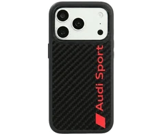 Dėklas Audi R8 Carbon Fiber MagSafe do iPhone 18 Pro / 17 Pro juoda