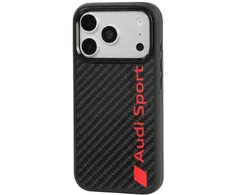 Dėklas Audi R8 Carbon Fiber MagSafe do iPhone 18 Pro / 17 Pro juoda