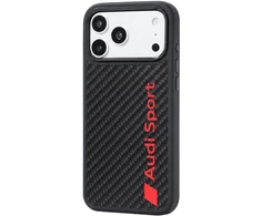 Dėklas Audi R8 Carbon Fiber MagSafe do iPhone 18 Pro Max / 17 Pro Max juoda