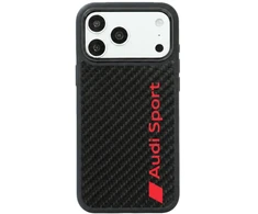 Dėklas Audi R8 Carbon Fiber MagSafe do iPhone 18 Pro Max / 17 Pro Max juoda