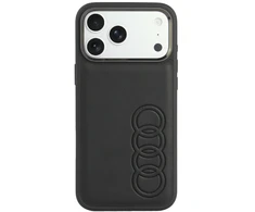Dėklas Audi TT Synthetic Leather MagSafe do iPhone 18 Pro Max / 17 Pro Max juoda