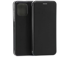 Beline magnetinis knygos dėklas, skirtas MOTO G67 Power 5G / G57 Power 5G, juodas
