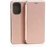 Dėklas Beline Book Magnetic do OnePlus 15R rožinė-auksinė