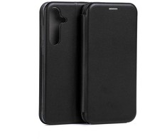 Dėklas Beline Book Magnetic Samsung Galaxy S25 FE juodos spalvos