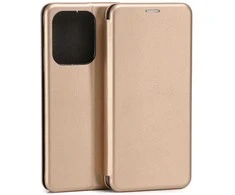 Dėklas Beline Book Magnetic do Xiaomi Redmi 15C auksinė