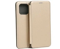Beline Book Magnetic Moto G05 dėklas telefonui aukso spalvos