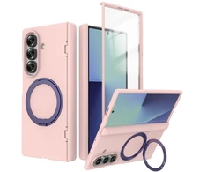 Dėklas Beline Hinge 360 do Samsung Galaxy Z Fold8 rožinė