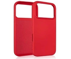Dėklas Beline Silicone skirtas Apple iPhone 17 Pro raudonos spalvos