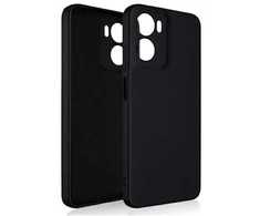 Beline silikoninis Moto G05 dėklas telefonui juodos spalvos