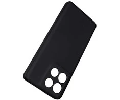 Dėklas Beline Silicone Moto G86 Power 5G juodos spalvos