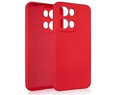 Dėklas Beline Silicone skirtas Oppo Reno 13 Pro raudonos spalvos