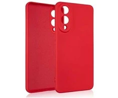 Dėklas Beline Silicone skirtas Samsung Galaxy S25 Edge raudonos spalvos