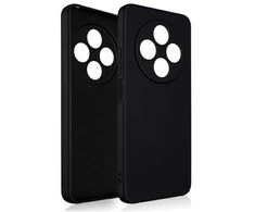 Beline silikoninis Xiaomi 14C dėklas telefonui juodos spalvos