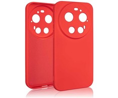 Beline silikoninis dėklas Xiaomi 17 Ultra, raudonas