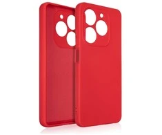 Beline Silicone Infinix Smart 8 Dėklas raudonos spalvos
