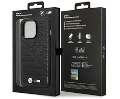 Dėklas BMW Bi Pattern Case for iPhone 14 Pro 6.1" - Juodas