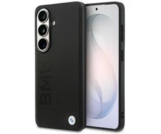 BMW odinis „MagSafe“ dėklas, skirtas „Samsung Galaxy S26“, juodas, su karštu antspaudu