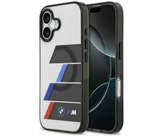 BMW M IML Metal Mygtukai Tricolor Lines MagSafe dėklas skirtas Apple iPhone 17 Anthracite