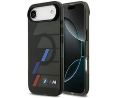 BMW M IML Metal Mygtukai Tricolor Lines MagSafe dėklas skirtas Apple iPhone Air Juodas