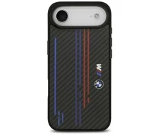 Dėklas BMW M Kevlar Lines &amp; Logo MagSafe skirtas Apple iPhone Air juodos spalvos