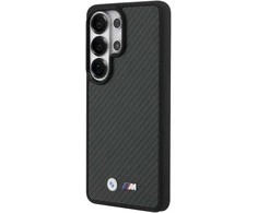 BMW M Kevlaro logotipo „MagSafe“ dėklas, skirtas „Samsung Galaxy S26 Ultra“, juodas