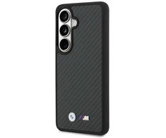 BMW M Kevlar logotipo MagSafe dėklas, skirtas Samsung Galaxy S26, juodas