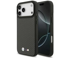 BMW M Kevlar Matt MagSafe dėklas skirtas Apple iPhone 17 Pro Max juodos spalvos