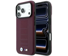 Dėklas BMW M Mėlyna Perfo Metal Logo MagSafe do iPhone 18 Pro Max / 17 Pro Max bordinė
