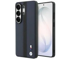BMW perforuotas dryžuotas „MagSafe“ dėklas, skirtas „Samsung Galaxy S26 Ultra“, tamsiai mėlynas