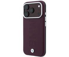 Dėklas BMW Sign Centered Deboss MagSafe Case for iPhone 17 Pro Max / 18 Pro Max - Burgundy
