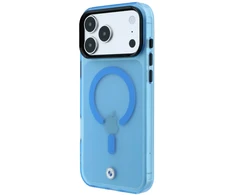 Dėklas BMW Sign Frosted IML &amp; Metal Logo MagSafe Case for iPhone 18 Pro / 17 Pro - Mėlyna