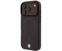 Dėklas BMW Sign Frosted IML &amp; Metal Logo MagSafe Case for iPhone 18 Pro / 17 Pro - Burgundy
