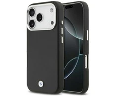 BMW Sign Full Wrapped Metal MagSafe Dėklas skirtas Apple iPhone 17 Pro juodos spalvos