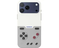 GAMEBABY dėklas su valdikliu, skirtas iPhone 17 Pro, pilkas