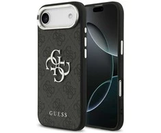„Guess 4G Big 4G Classic“ logotipo dėklas, skirtas „iPhone 17 Air“ - juodas