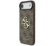 Dėklas Guess 4G Big Logo skirtas Apple iPhone 17 Air rudos spalvos