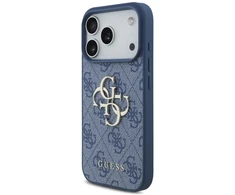 Dėklas Guess 4G Big Logo Case, skirta iPhone 17 Pro / 18 Pro - Mėlyna