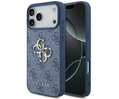 Dėklas Guess 4G Big Logo do iPhone 18 Pro Max / 17 Pro Max mėlyna