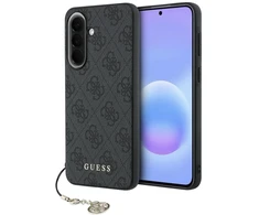 Guess 4G Charm dėklas skirtas Samsung Galaxy A57 juodos spalvos