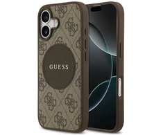 „Guess 4G Circle Classic Logo MagSafe“ – dėklas skirtas Apple iPhone 17, rudas