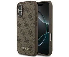 Guess 4G Classic Dėklas Apple iPhone 17 rudos spalvos