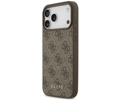 Dėklas Guess 4G Classic skirtas iPhone 18 Pro Max / iPhone 17 Pro Max ruda