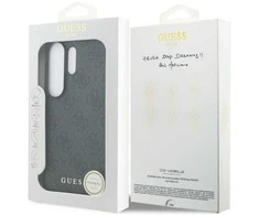 Dėklas Guess 4G Classic Logo Charm MagSafe Samsung Galaxy S26 Ultra juodos spalvos