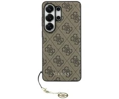 Guess 4G klasikinis „Logo Charm MagSafe“ dėklas, skirtas „Samsung Galaxy S26 Ultra“, rudas